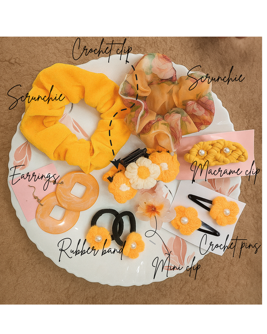 Orange colour hamper