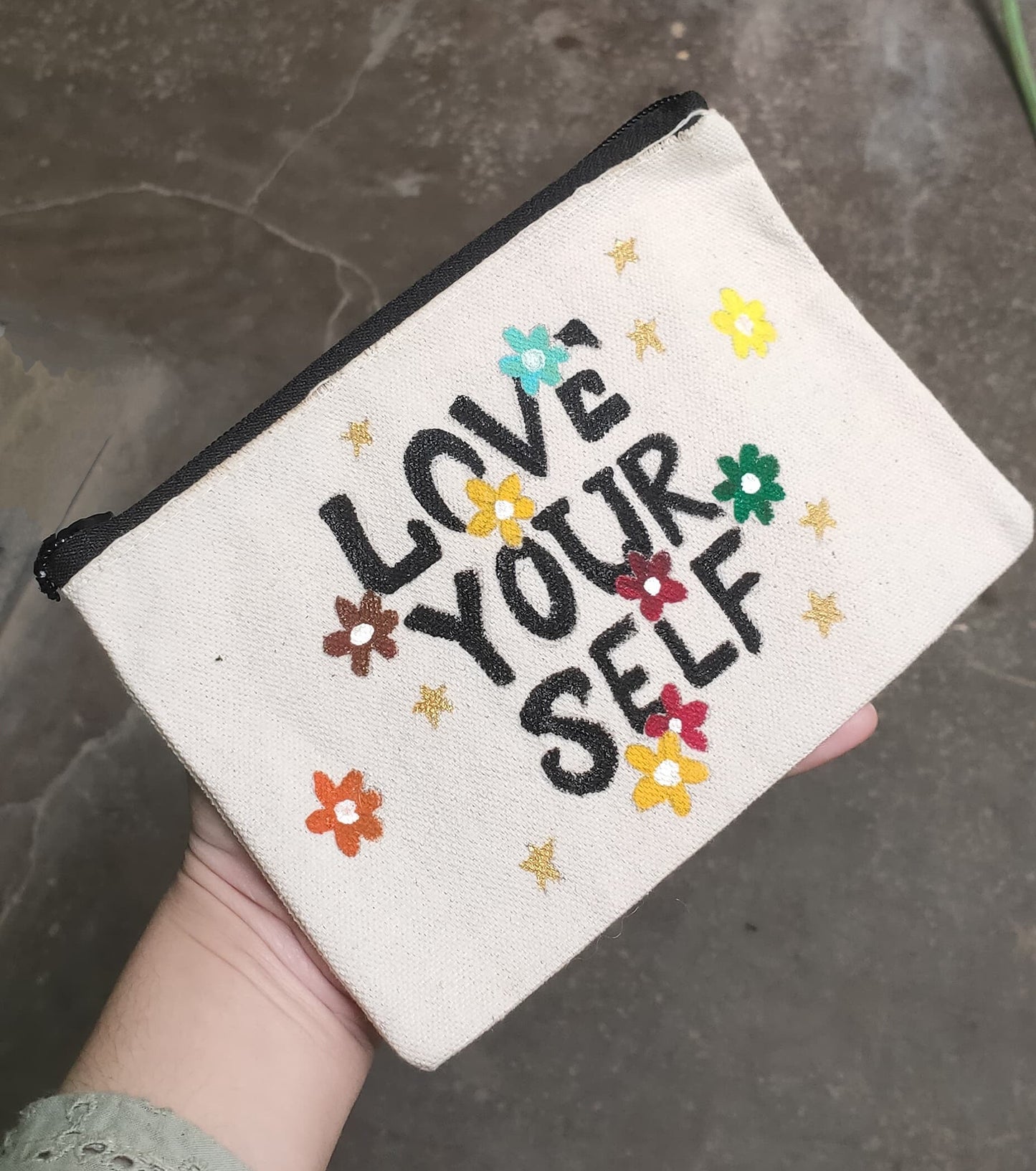 Hand Painted Pouch